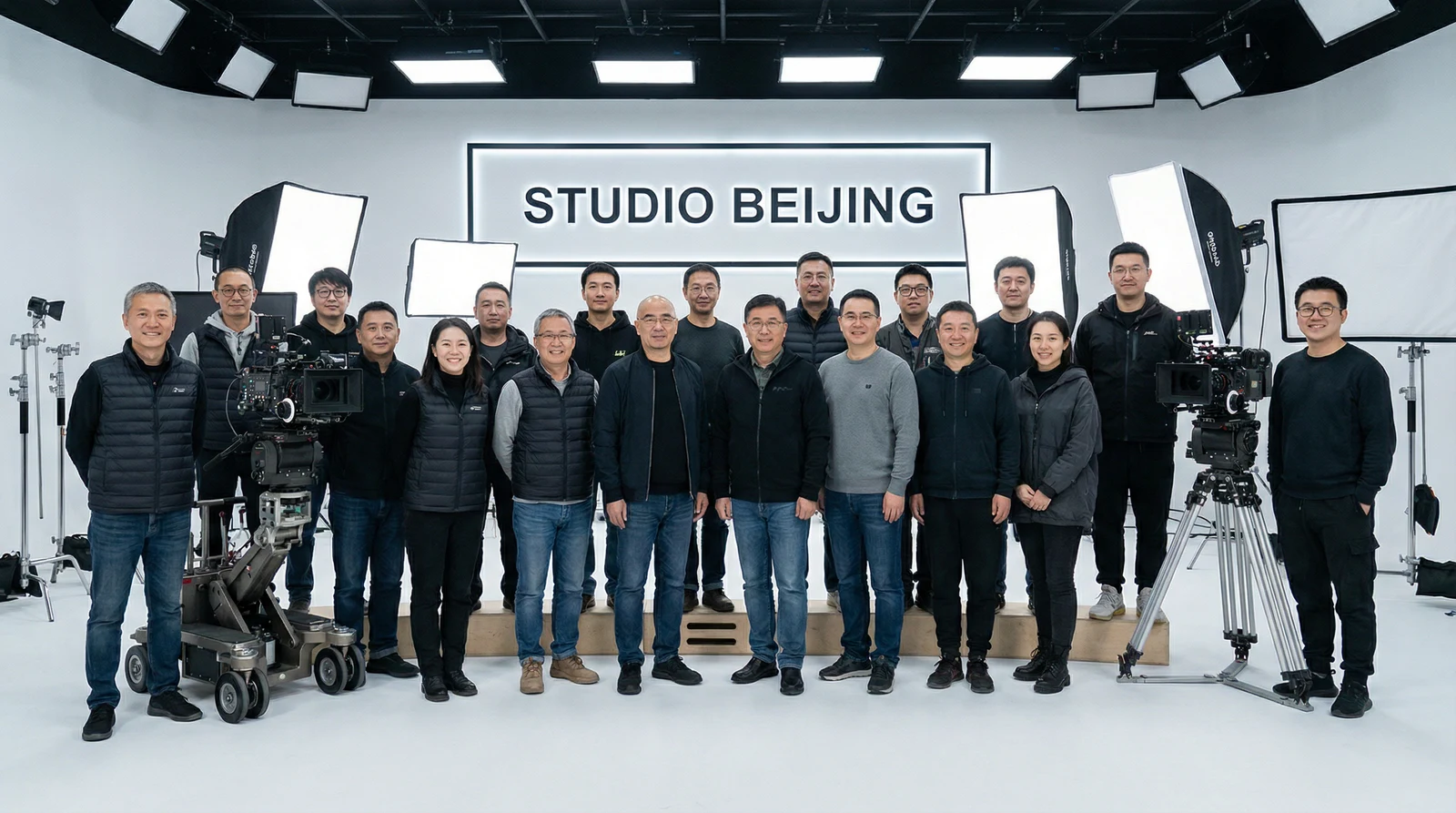 日本三级专业影视制作团队合影